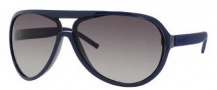 Gucci 1639/S Sunglasses Sunglasses - 0UYE Blue Matte Palladium (DB Brown Gray Gradient Lens)