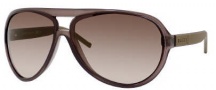 Gucci 1639/S Sunglasses Sunglasses - 0UYC Brown Gray Dark Ruthenium (S1 Brown Gradient Lens)