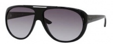 Gucci 1647/S Sunglasses Sunglasses - 0D28 Shiny Black (N6 Gray Gradient Lens)