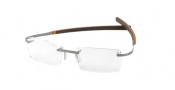 Tag Heuer Spring Rubber 0342 Eyeglasses Eyeglasses - 004 Havana & Orange Temples / Sand Lug