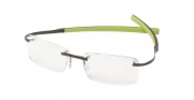 Tag Heuer Spring Rubber 0342 Eyeglasses Eyeglasses - 006 Green & Havana Temples / Matte Chocolate