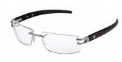Tag Heuer L-type LW 0441 Eyeglasses Eyeglasses - 001 Alligator Matte Brown & Black / Pure