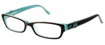 Candies C Floral Eyeglasses Eyeglasses - BRNBL: Brown Blue