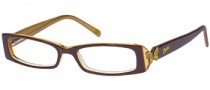 Candies C Hannah Eyeglasses Eyeglasses - BRNYL: Brown Yellow