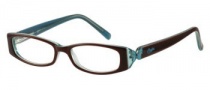 Candies C Hazel Eyeglasses Eyeglasses - BRNBL: Brown Blue