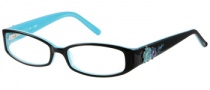 Candies C Lotus Eyeglasses Eyeglasses - BLKBL: Black Blue