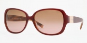 Anne Klein AK3168 Sunglasses Sunglasses - 276/76 Burgundy Amber Horn / Brown Rose Gradient