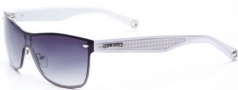 True Religion Mia Sunglasses Sunglasses - Silver W/ Grey Lens