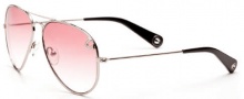True Religion Jeff Sunglasses  Sunglasses - Shiny Silver W/ Red Lens
