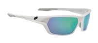 Spy Optic Quanta Sunglasses Sunglasses - Matte White Bronze w/ Green Spectra
