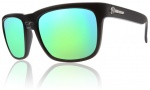 Electric Knoxville Sunglasses Sunglasses - Matte Black / Grey Green Chrome Lens