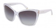 Dolce & Gabbana DG4111M Sunglasses Sunglasses - 18968G White Lace Gray Gradient 