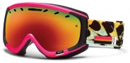 Smith Optics Phase Snow Goggles Goggles - Shocking Pink Migration / Red Sol X Mirror