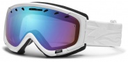 Smith Optics Phase Snow Goggles Goggles - White Facet / Blue Sensor Mirror