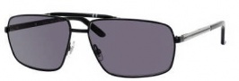 Gucci 2202/S Sunglasses Sunglasses - 0BKS Shiny Black (3H Smoke Polarized Lens)