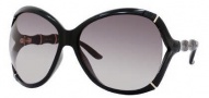 Gucci 3509/S Sunglasses Sunglasses - 0D28 Shiny Black (HA Brown Gradient Lens)