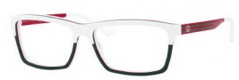 Gucci 3517 Eyeglasses Eyeglasses - 0WXF White Red Green