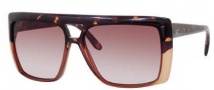 Gucci 3532/S Sunglasses Sunglasses - 03S2 Honey Havana (FM Brown Violet Shaded Lens)