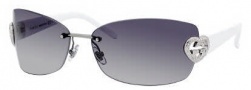 Gucci 4201/S Sunglasses Sunglasses - 0HFW Ruthenium White (VK Gray Gradient Lens)