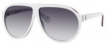 Gucci 5000/C/S Sunglasses Sunglasses - 0GRL White Blue Red (JJ Gray Gradient Lens)