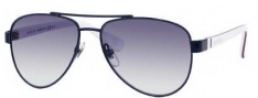 Gucci 5501/C/S Sunglasses Sunglasses - 0WQK Blue Red White (JJ Gray Gradient Lens)