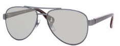 Gucci 5501/C/S Sunglasses Sunglasses - 0WQU Mist Gray White (SS Silver Mirror Lens)