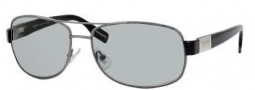 Hugo Boss 0337/S Sunglasses Sunglasses - 0V81 Dark Ruthenium Black (5L Gray Green Lens)