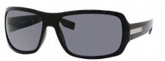 Hugo Boss 0340/S Sunglasses Sunglasses - 0D28 Shiny Black (TD Smoke Polarized Lens)