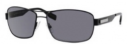 Hugo Boss 0355/S Sunglasses Sunglasses - 0PDE Semi Matte Black (TD Smoke Polarized Lens)