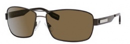 Hugo Boss 0355/S Sunglasses Sunglasses - 0VNQ Semi Matte Brown (SP Bronze Polarized Lens)