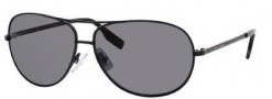 Hugo Boss 0396/P/S Sunglasses Sunglasses - 0003 Matte Black (RA Gray Polarized Lens)