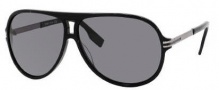 Hugo Boss 0398/P/S Sunglasses Sunglasses - 0ANS Black Dark Ruthenium (RA Gray Polarized Lens)