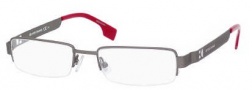 Boss Orange 0007 Eyeglasses Eyeglasses - 0R80 Semi Matte Dark Ruthenium