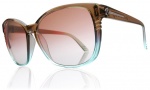 Electric Rosette Sunglasses Sunglasses - Brown Mint Fade / Brown Gradient Lens