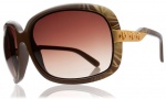 Electric Hightone Sunglasses Sunglasses - Havana Brown / Brown Gradient Lens