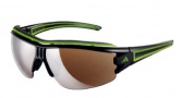 Adidas A167 Evil Eye Halfrim Pro L Sunglasses Sunglasses - 6050 Shiny Black / Green 