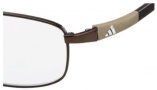 Adidas A623 Ambition Full Rim Sunglasses Eyeglasses - 6051 Chocolate / Mud 