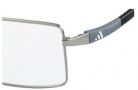 Adidas A645 Ambition Full Rim Eyeglasses Eyeglasses - 6057 Ruthenium / Gray