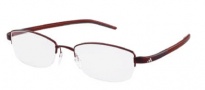 Adidas A670 Eyeglasses Eyeglasses - 6054 Red / Red