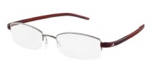 Adidas A671 Eyeglasses Eyeglasses - 6056 Ruthenium / Red