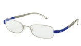 Adidas A993 Eyeglasses Eyeglasses - 6050 Chrome Matte / Blue