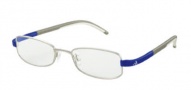 Adidas A996 Eyeglasses Eyeglasses - 6050 Chrome Matte / Blue