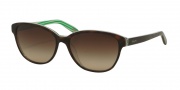 Ralph by Ralph Lauren RA5128 Sunglasses Sunglasses - 976/13 DK Tort Green Stripes / Brown Gradient