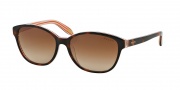 Ralph by Ralph Lauren RA5128 Sunglasses Sunglasses - 977/13 Amber Orange Stripes / Brown Gradient