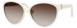 Yves Saint Laurent 6336/S Sunglasses Sunglasses - 0Z0M Ivory / CC Brown Gradient Lens