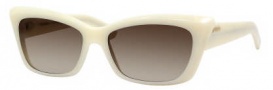 Yves Saint Laurent 6337/S Sunglasses Sunglasses - 0Z0M Ivory / CC Brown Gradient Lens