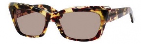 Yves Saint Laurent 6337/S Sunglasses Sunglasses - 0QR2 Light Havana / 6J Brown Lens