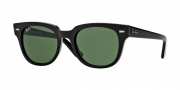 Ray-Ban RB4168 Sunglasses Sunglasses - 601 Shiny Black / Crystal Green