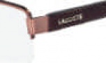 Lacoste L2110 Eyeglasses Eyeglasses - 210 Brown