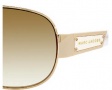 Marc Jacobs 125/U/S Sunglasses Sunglasses - 0CJC Gold / Ivory Opal (J2 Brown Gradient Lens)